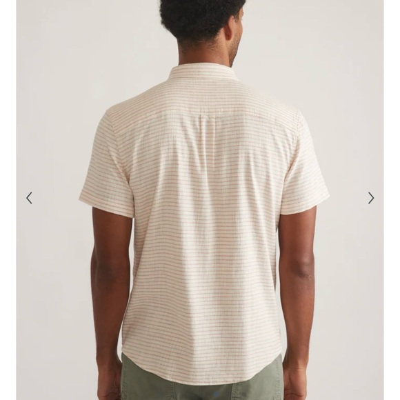 NWT Men's Marine Layer Striped Shirt - Picture 2 of 6